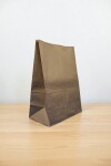 Bolsa sin asa 28x15x38 cm. kraft MADERA