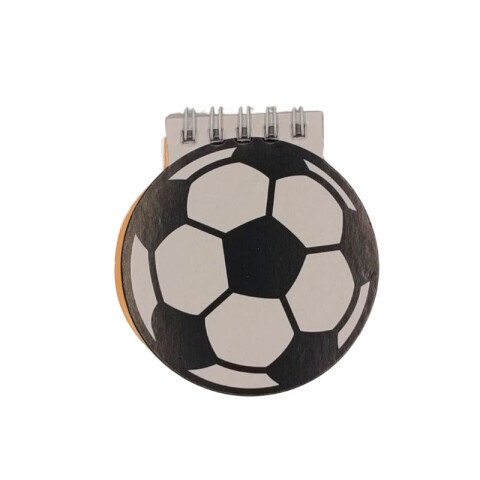 Libretita Diseño Pelota de Futbol Negro y blanco