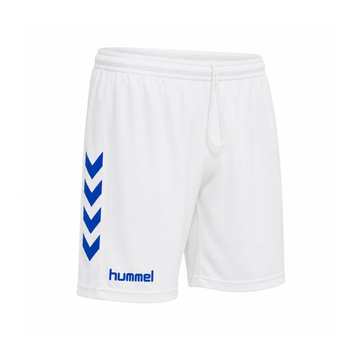 SHORT ENTRENAMIENTO HOMBRE - BLANCO CON AZUL 