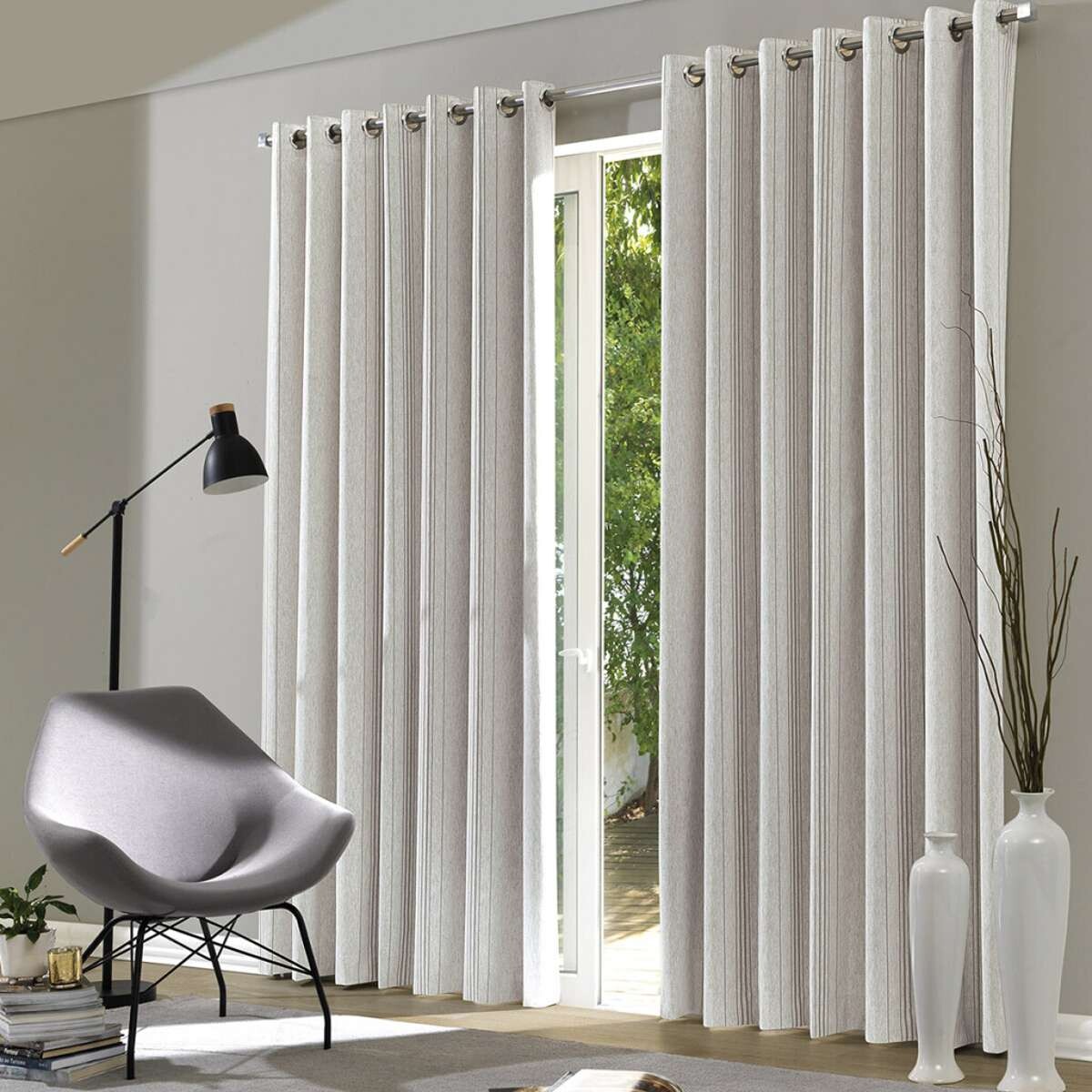 Pack X 2 Cortina Blackout Dohler Amanda - 130 X 180 Cm 