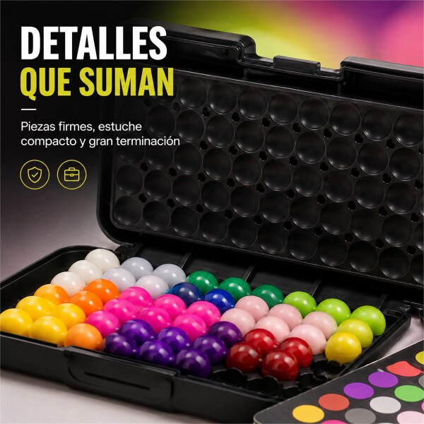 Juego Kanoodle Puzzle 2D y 3D con 200 Desafíos Negro 1