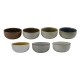 Bowl Bombe 15cm c/borde marrón GRIS/MARRON CLARO