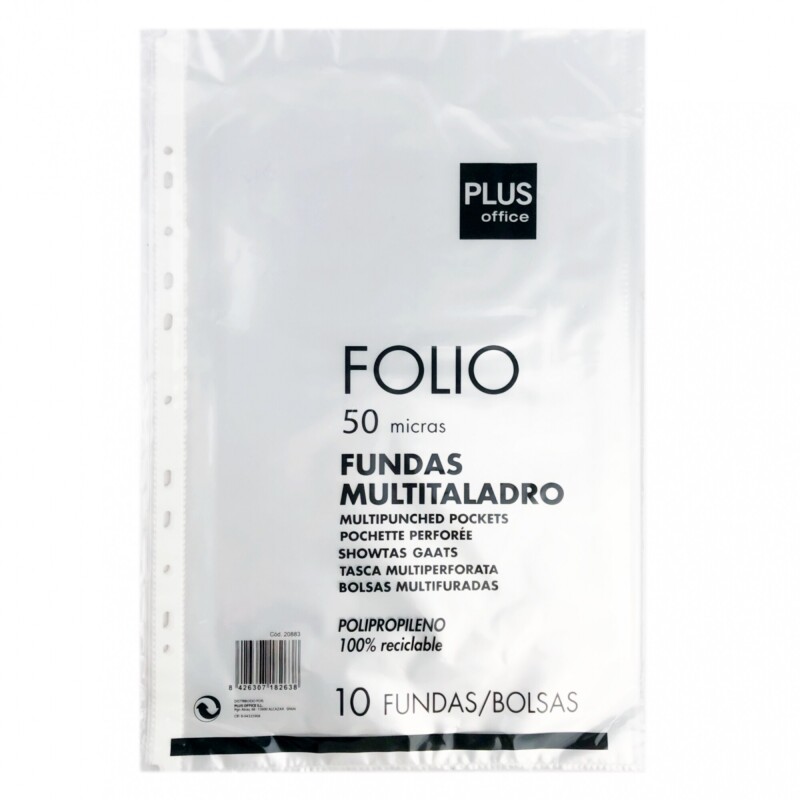Folio 50 Micras Oficio Plus Office x10 #Folio 50 Micras Oficio Plus Office X10