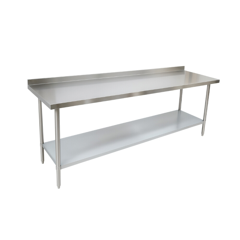 Mesada de Trabajo con Borde 190 cm Acero Inoxidable Mesada de Trabajo con Borde 190 cm Acero Inoxidable