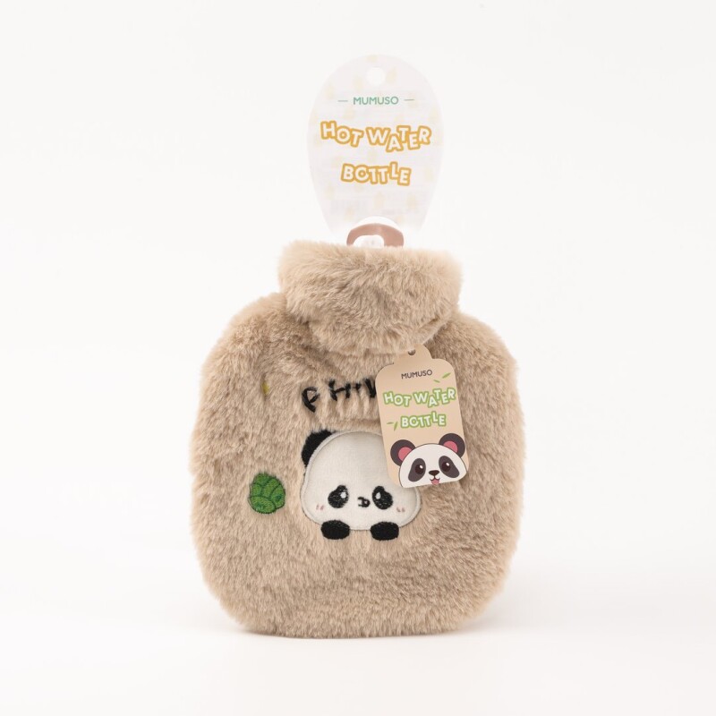 BOLSA DE AGUA CALIENTE CON DISEÑO DE PANDA (350 ML / COLOR DURAZNO) BOLSA DE AGUA CALIENTE CON DISEÑO DE PANDA (350 ML / COLOR DURAZNO)