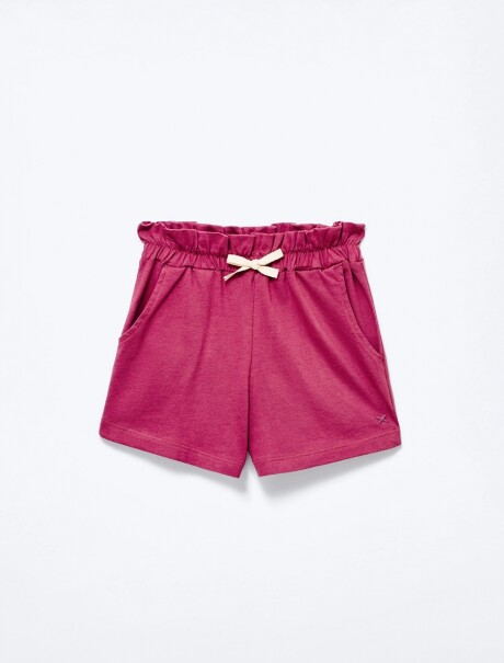 SHORT BÁSICO INFANTIL ROSADO