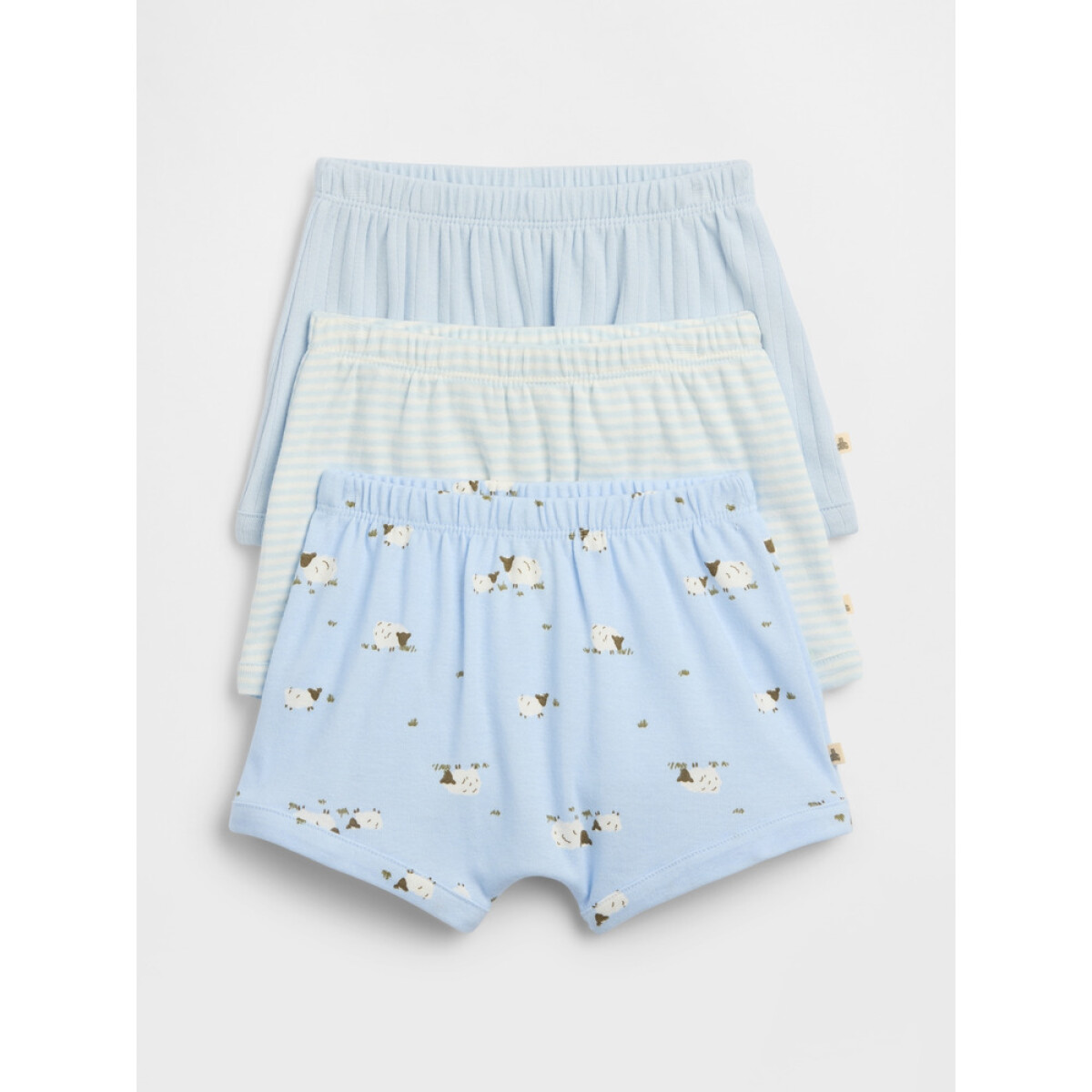 V-3PK SHORT - SERENE BLUE 