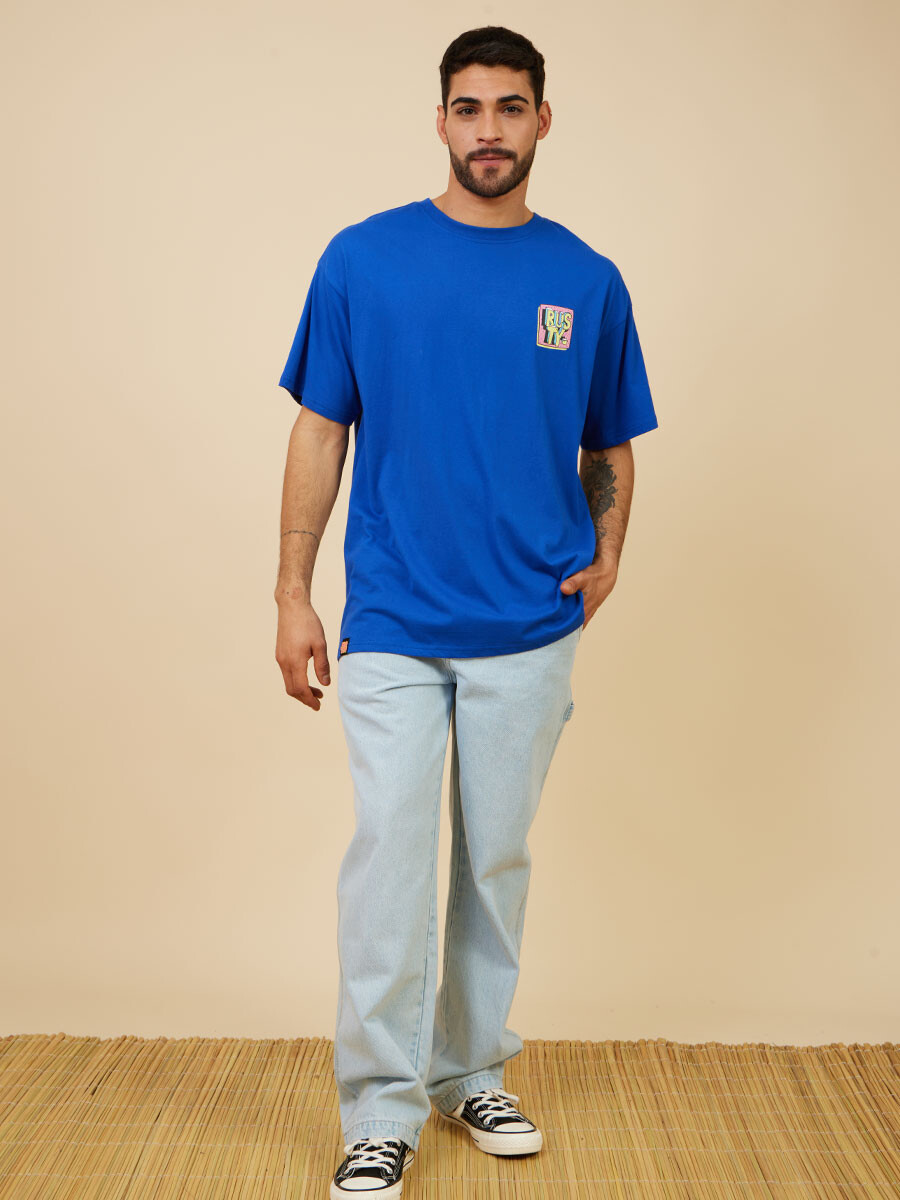 T-SHIRT AGULO RUSTY - Azul Cobalto 