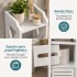 Organizador Puertas Estantes Mueble Espacios Reducidos Baño IMBACK Color Blanco Organizador Puertas Estantes Mueble Espacios Reducidos Baño IMBACK Color Blanco