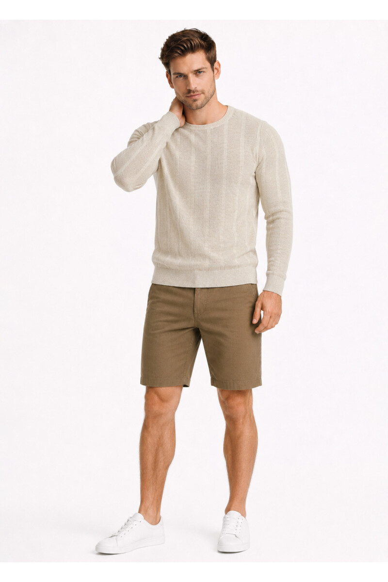 Sweater Arrow a la Base BEIGE