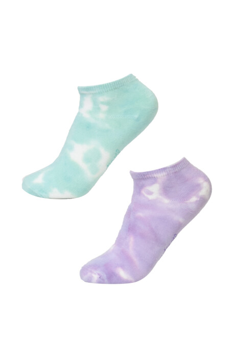 Pack x2 Soquete invisible Tie Dye Variante 1