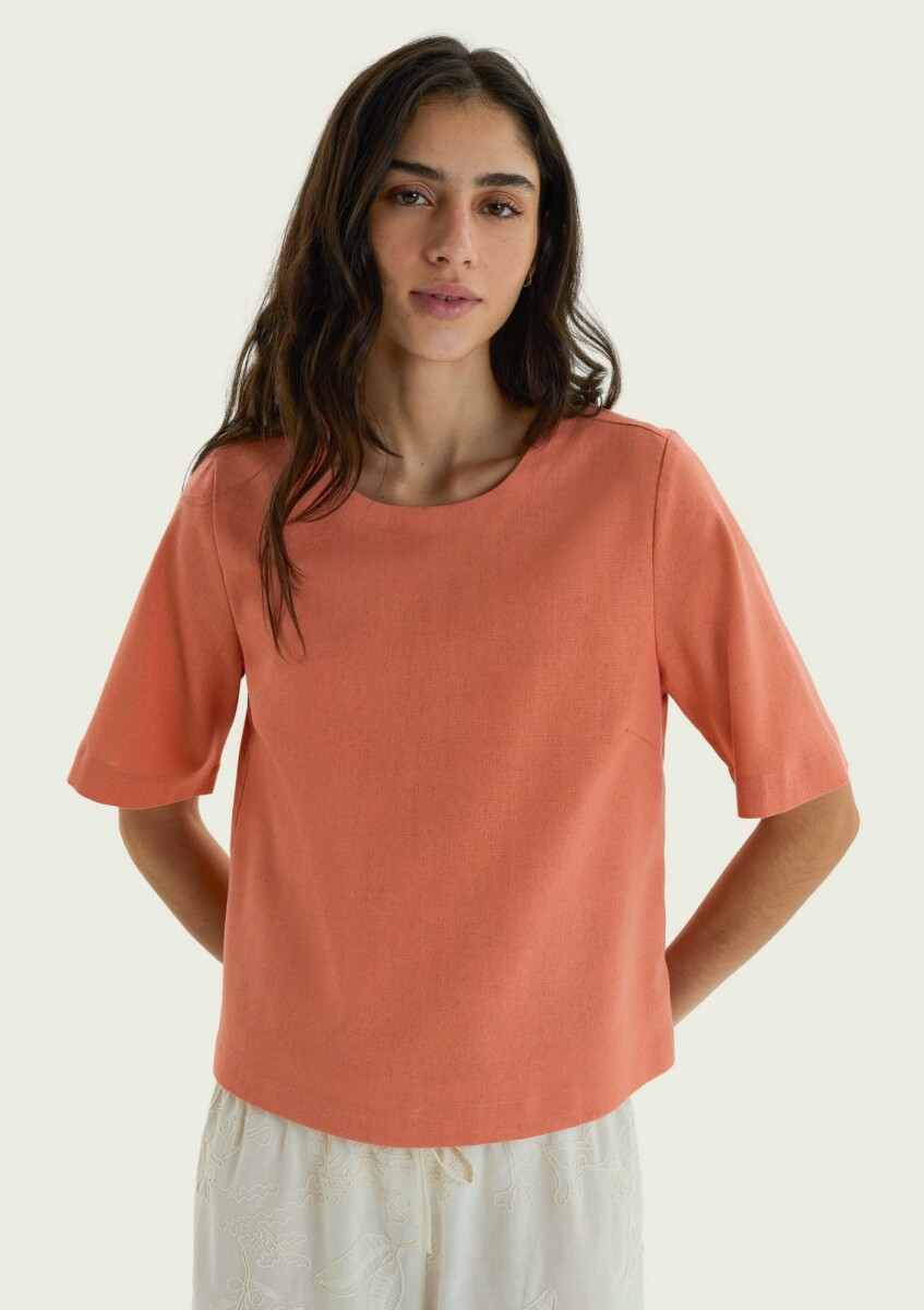 BLUSA MANGA CORTA - BLUSA FEM 