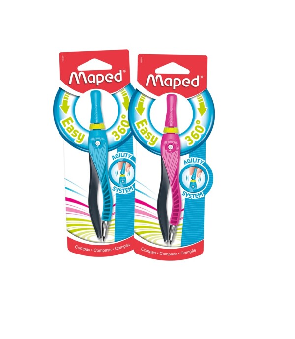 COMPÁS MAPED KIDZ 360° CON MINA BLISTER Único