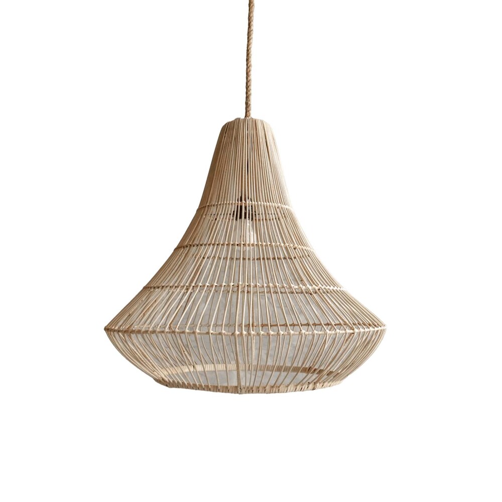 LAMPARA DE TECHO RATTAN NATURAL-BEIGE CAIRO