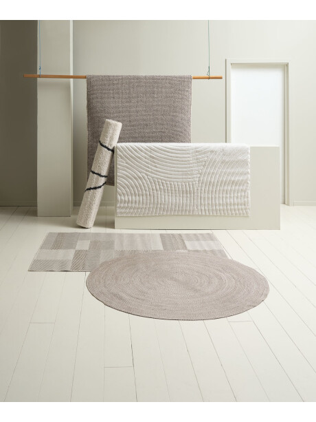 Alfombra MASKROS Ø160 topo/beige Alfombra MASKROS Ø160 topo/beige