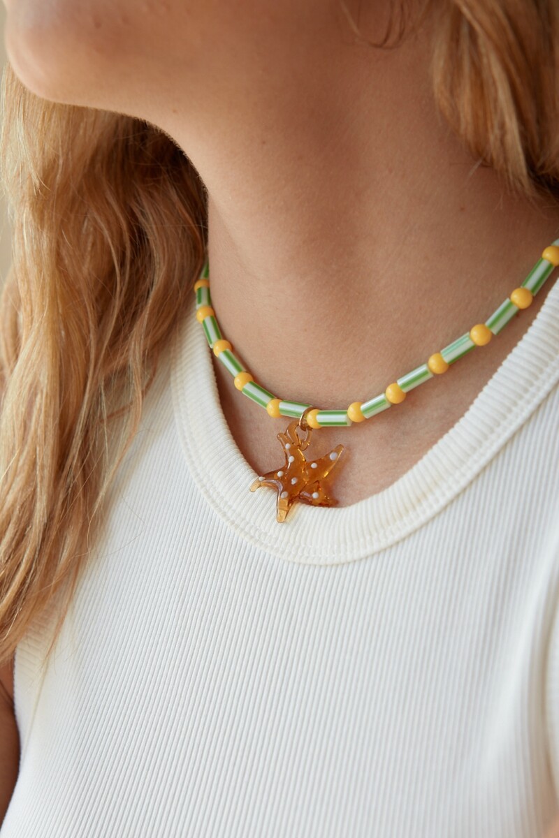 COLLAR CANDY ESTRELLA DE MAR - AMARILLA 