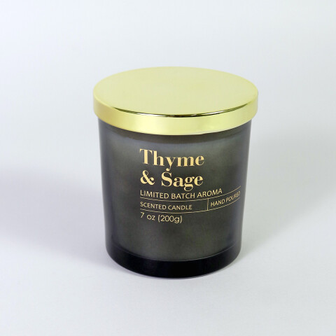 VELA AROMATICA THYME Y SAGE 8.5X9CM Unica
