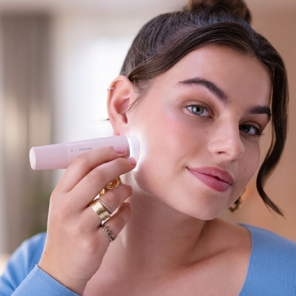 DEPILADORA FACIAL A-PILAS PHILIPS BRR454/00