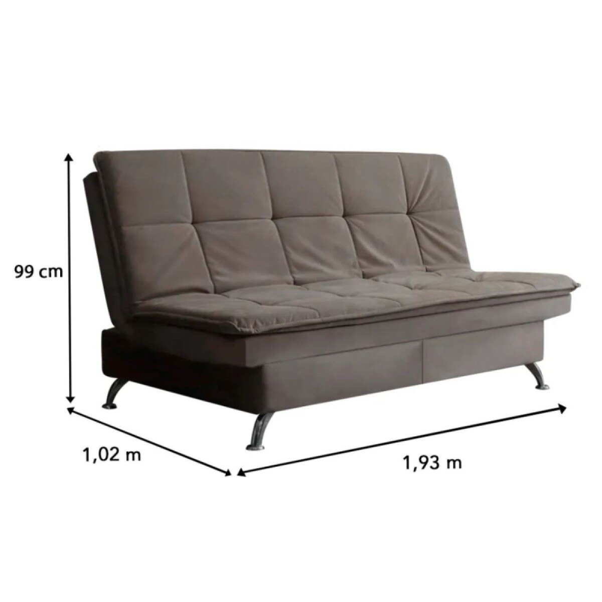 Sofa Cama Mirage Hellen Tostado 