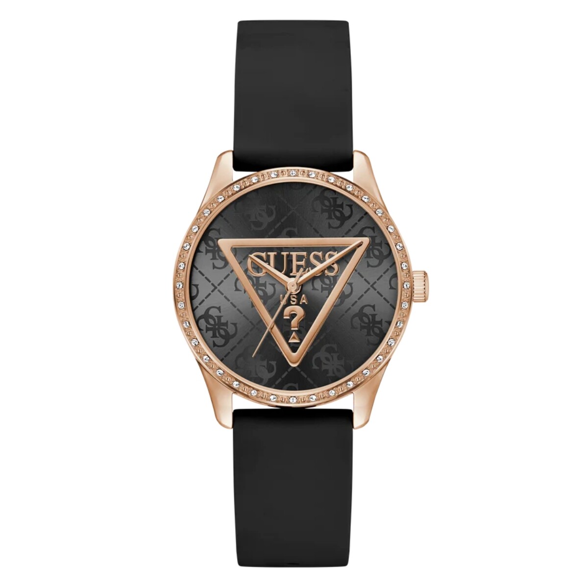 Reloj GUESS DRESS Silicona Negro Esfera 36mm 