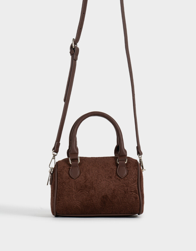 Bowling Cartera Bowling Suede Chocolate - Marron Chocolate