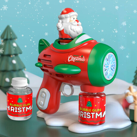 Pistola De Burbujas Navidad Burbujero Automático Pistola De Burbujas Navidad Burbujero Automático