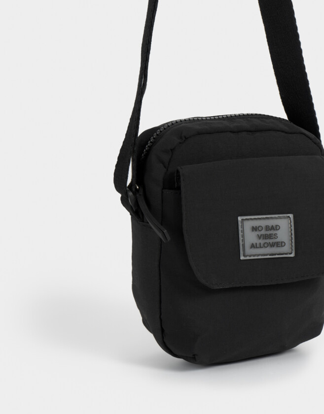 Bandoleras Special Price Clasico Bandolera Deportiva Con Tag - Negro