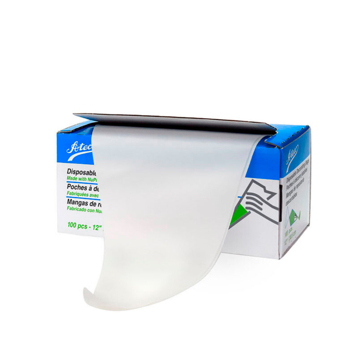Rollo de Manga Descartable Biodegradable x100 - N°12 
