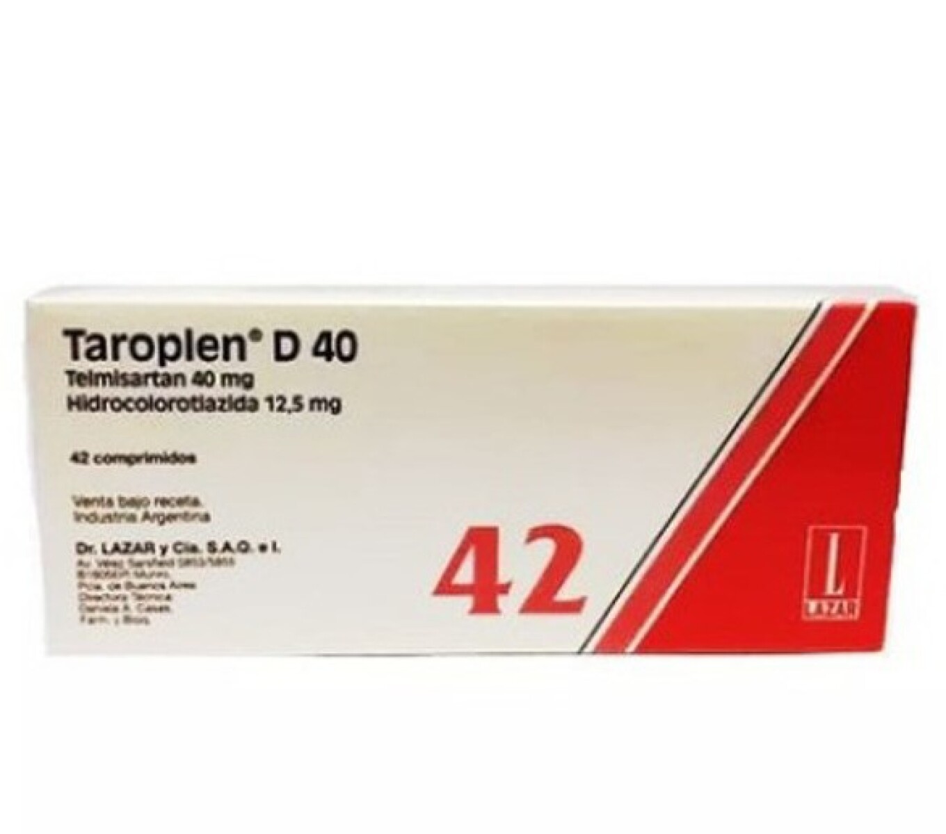 Taroplen D 40 Mg. 