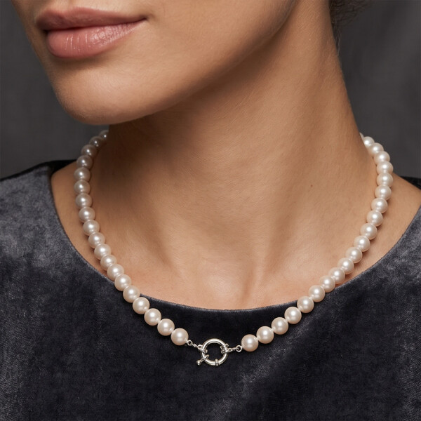 Collar Élia de perlas MOON con broche de plata 925 Collar Élia de perlas MOON con broche de plata 925