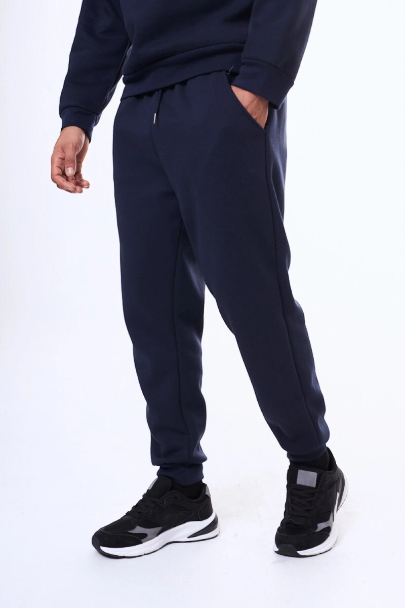 Pantalon de felpa Campana Azul
