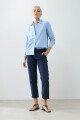 Camisa oxford celeste