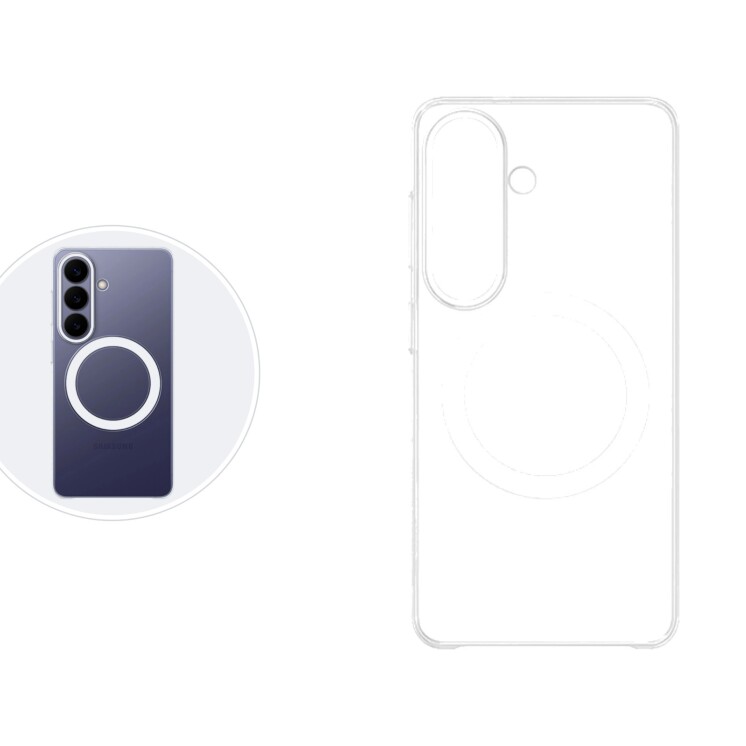 Funda Samsung Clear Magnet Case Transparente para Galaxy S26+ Funda Samsung Clear Magnet Case Transparente para Galaxy S26+
