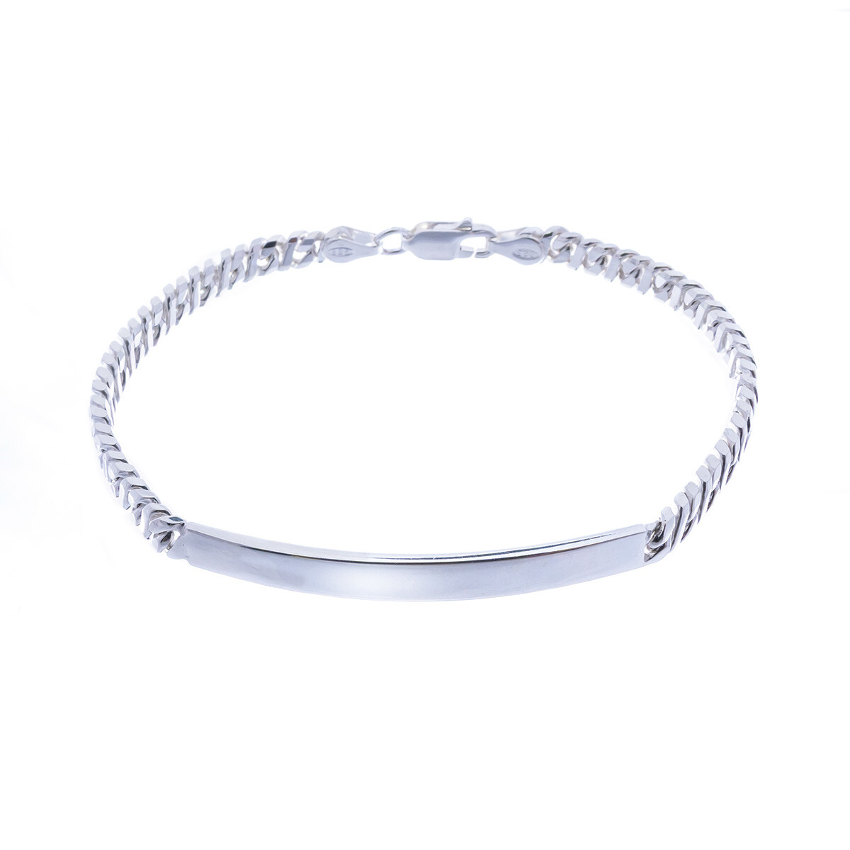 Pulsera identidad de plata 925 