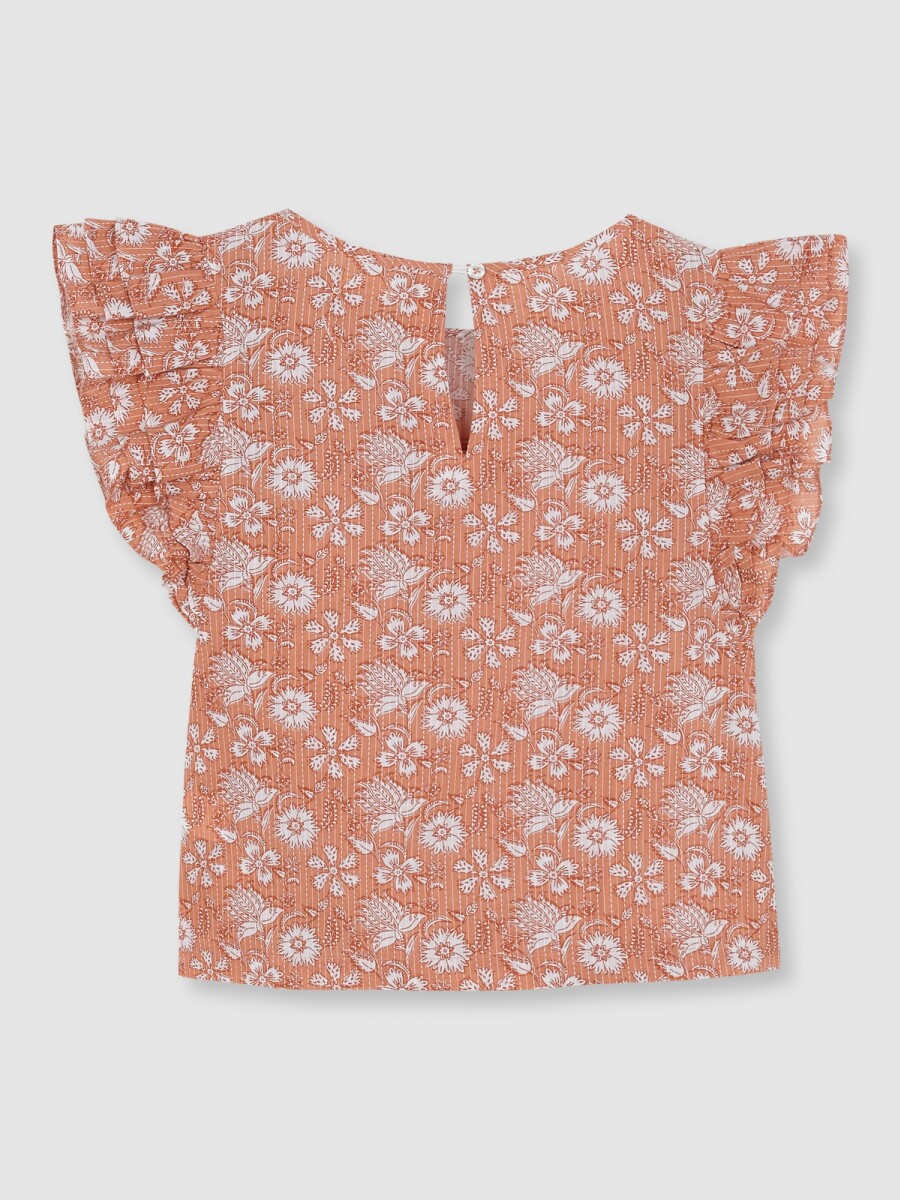 Blusa Flor India Gris