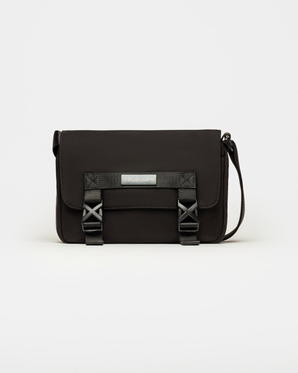 Bandolera Phoenix en nylon Negro