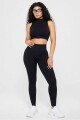 Legging Seamless Scrunch Mujer Black