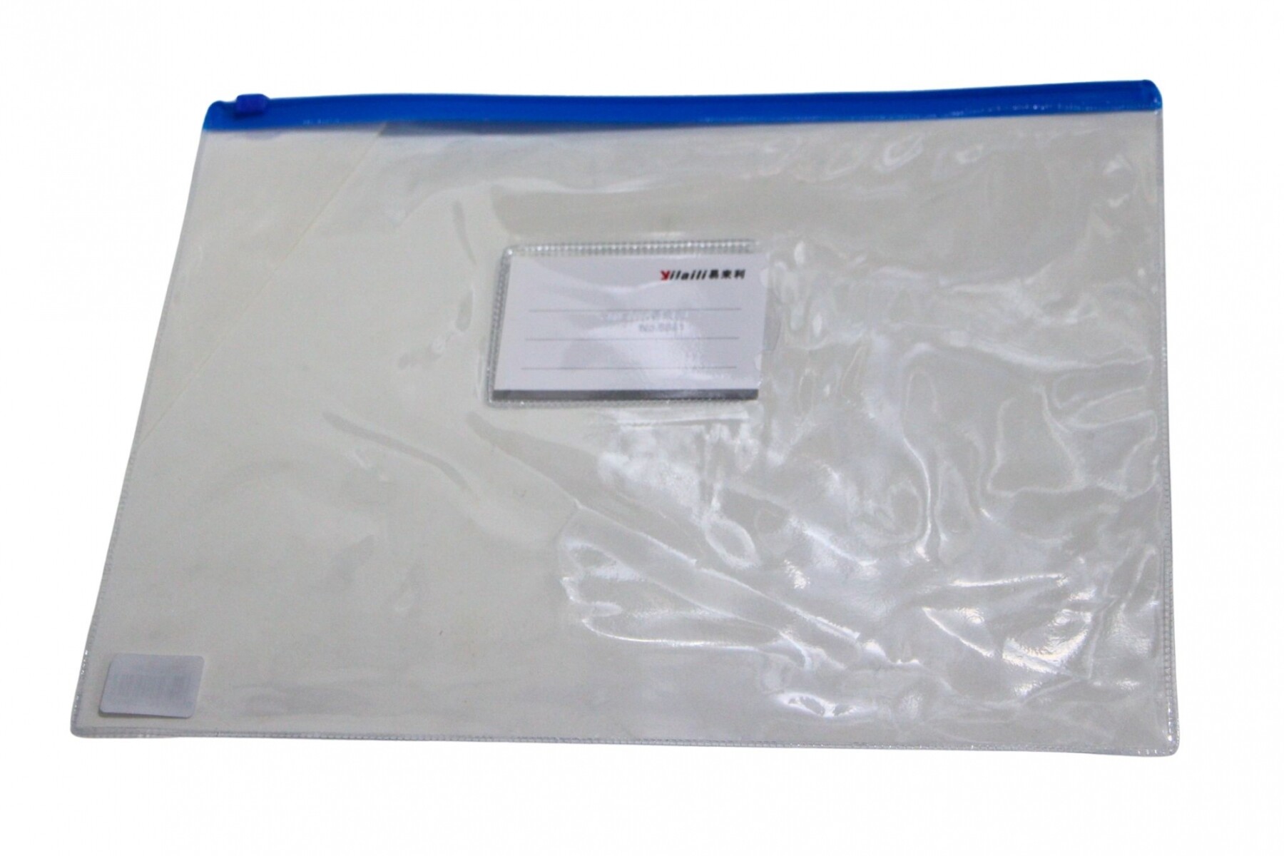 SOBRE ZIP YIL 5641 TAMAÑO A4 - COLOR AZUL 