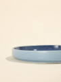 Plato Postre Wave Color Unico