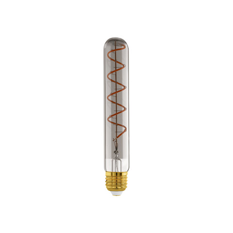 Lámpara LED tubo spiral fume T30 E27 4Wcálida dim 50Lm EG5366