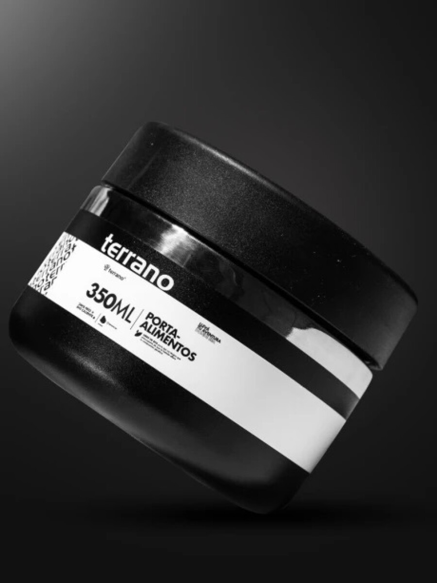 CONTENEDOR DE ALIMENTOS TERRANO 350ML - NEGRO 