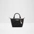 AISLIN BLACK/WHITE MIX MAT TEXTILE BLACK/WHITE