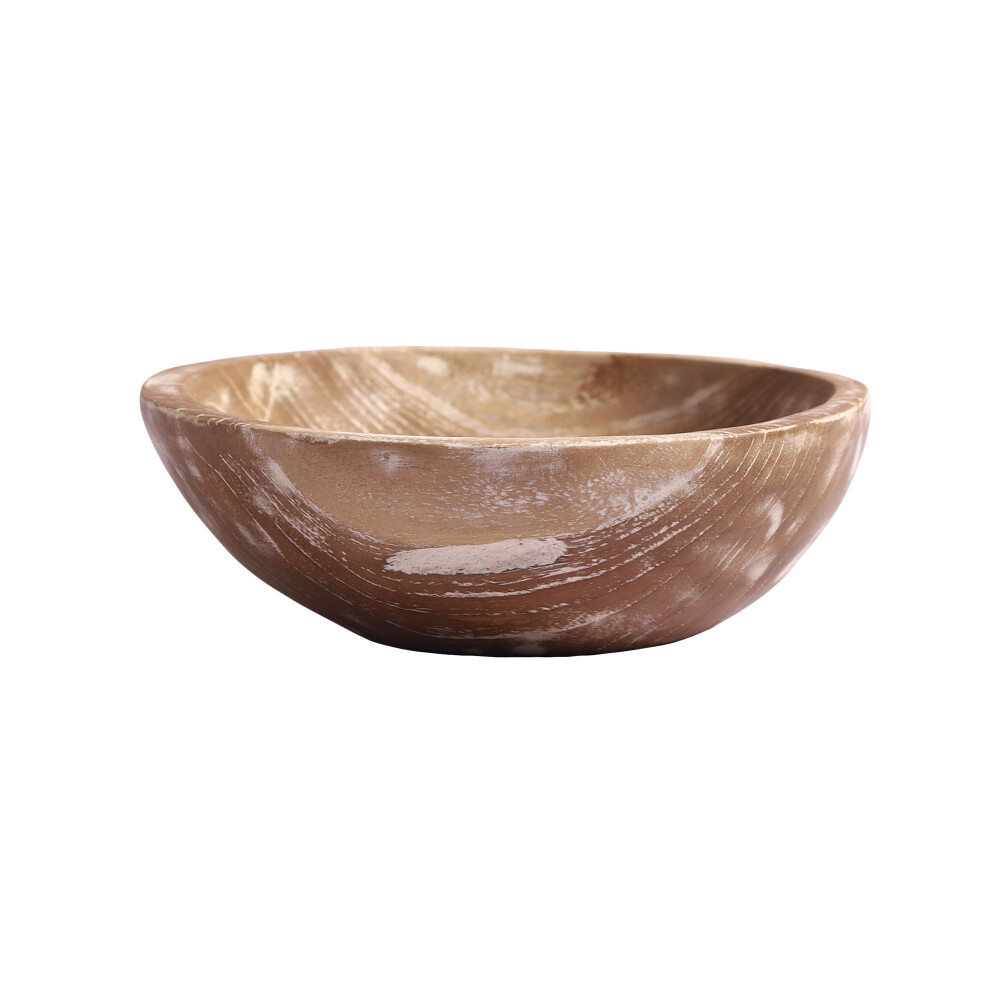 BOWL DECORATIVO NATURAL/BEIGE MADERA 11.0054.041
