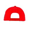 Gorro con Visera Pony con Liso con Logo Red/Blue