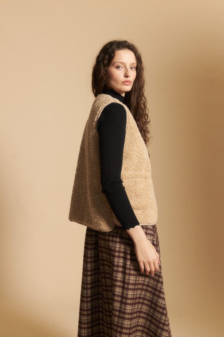 CHALECO DEMPSIE Beige