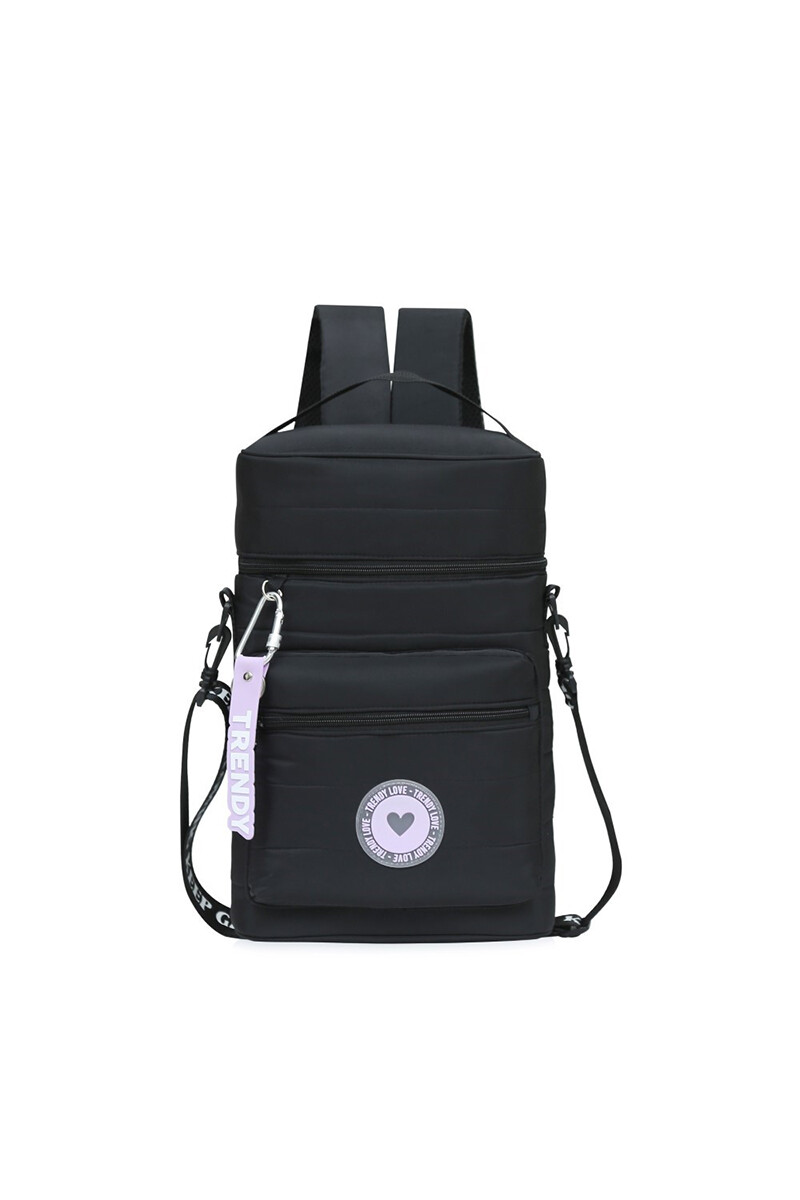 Mochila metera Trendy Negro