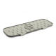 Alfombrilla silicona antisalpicaduras grifo cocina 37 cm x 14 cm Gris