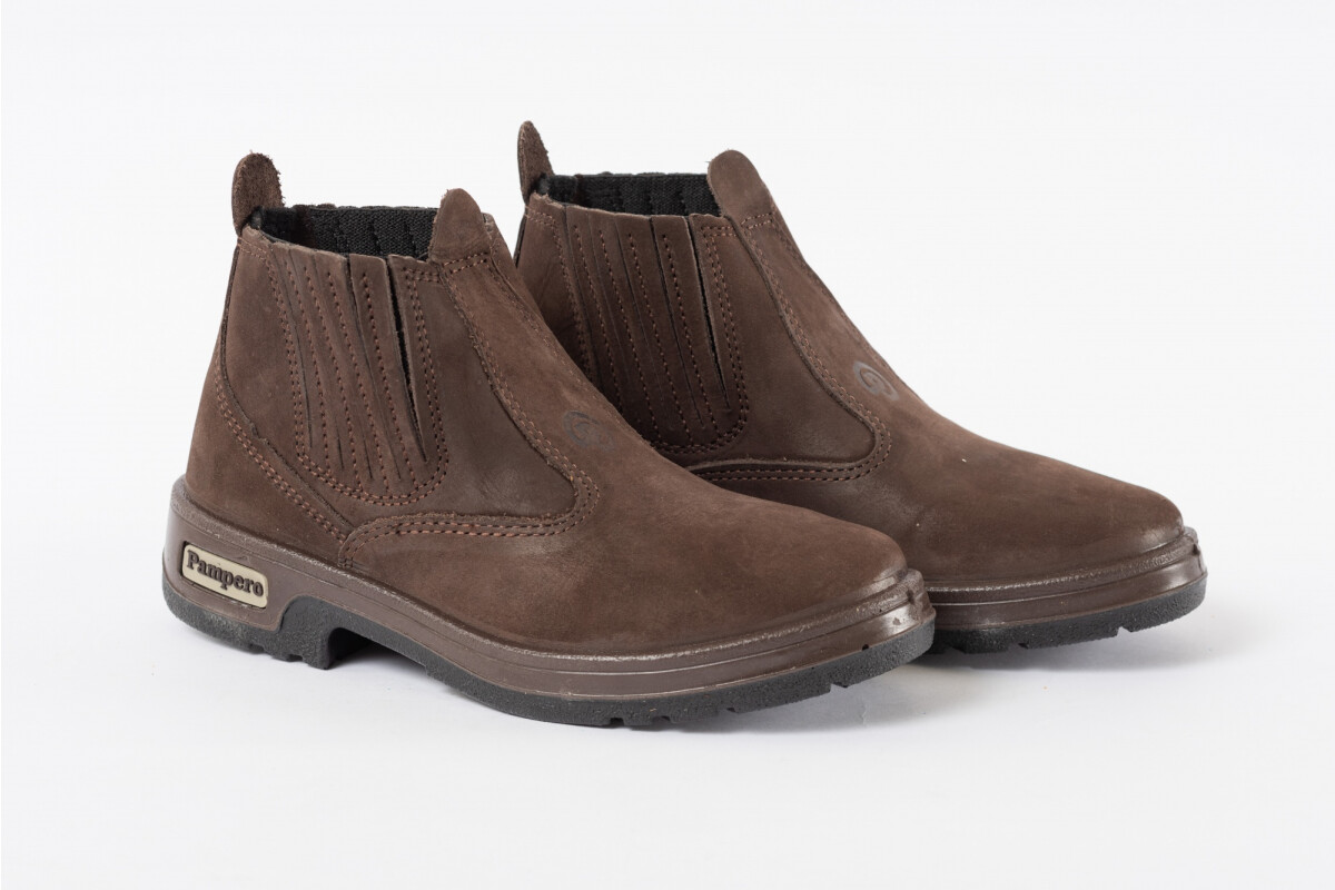 BOTIN TIMBO LOGO GRABADO Marrón Oscuro