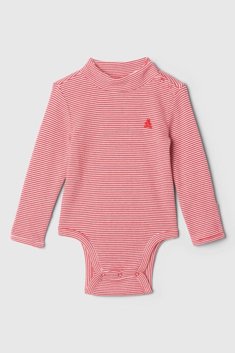 Body Polera Viento Bebé Red Stripes
