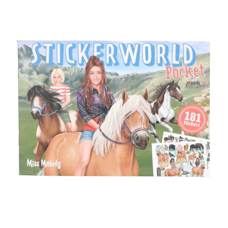 Libro de Stickers Miss Melody Pocket Top Model Libro de Stickers Miss Melody Pocket Top Model